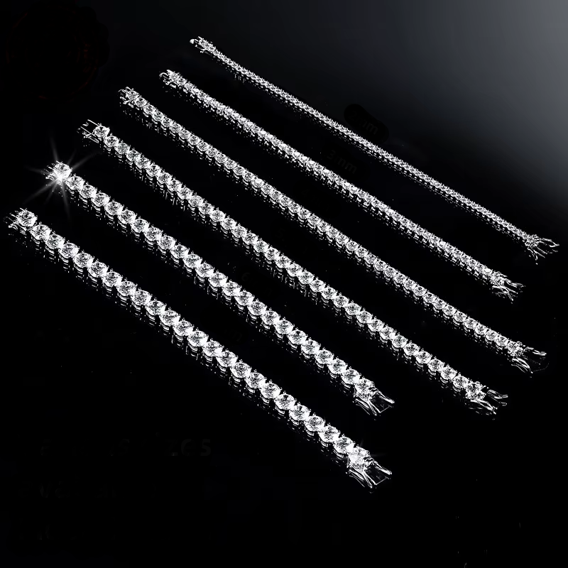 Noir Tennis Bracelet