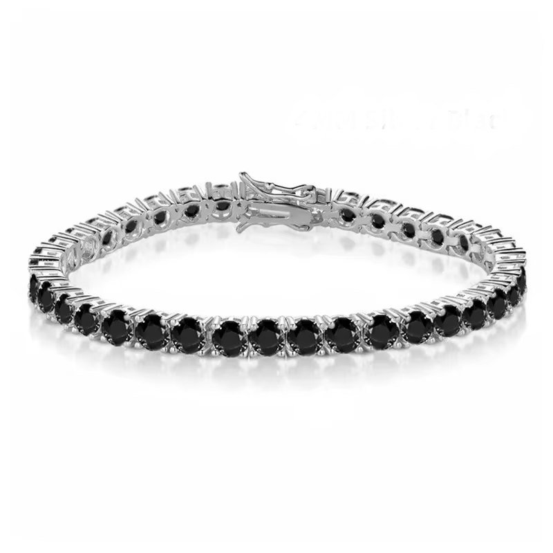 Noir Tennis Bracelet