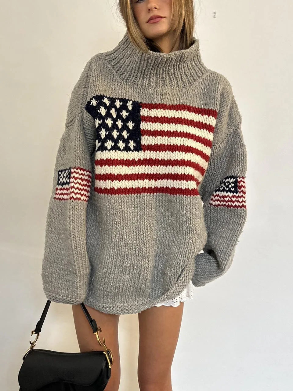 American Flag Sweater