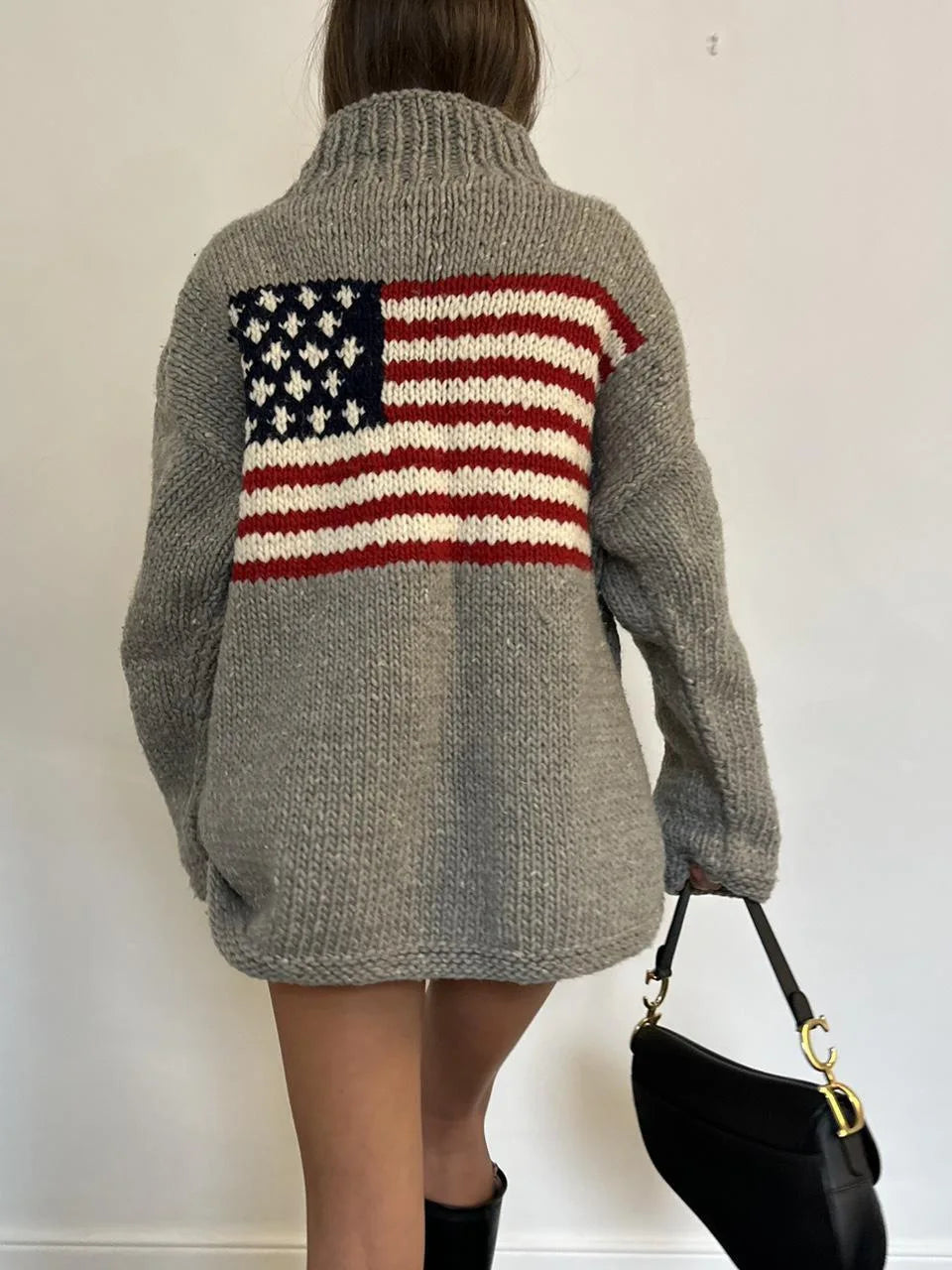 American Flag Sweater