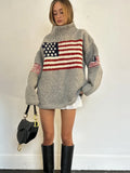 American Flag Sweater