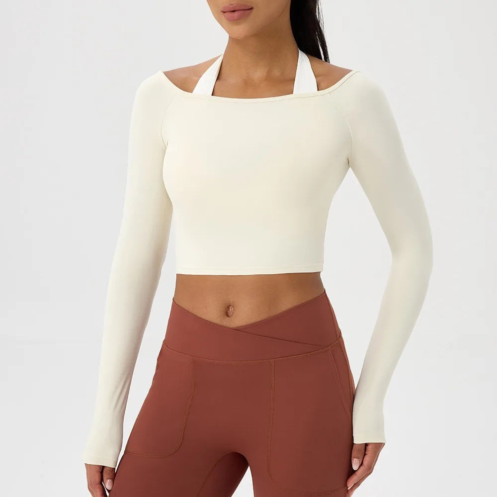 Off-Shoulder Active Top
