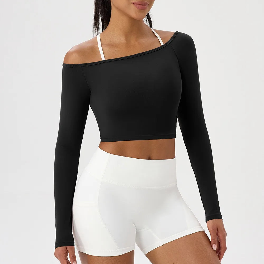Off-Shoulder Active Top