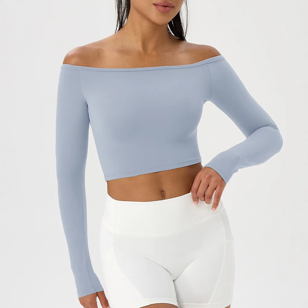 Off-Shoulder Active Top