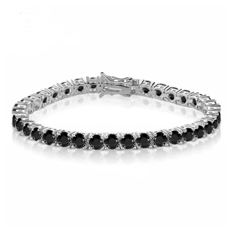 Noir Tennis Bracelet